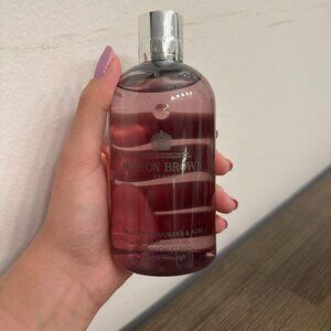 New Molton Brown Delicious Rhubarb & Rose Bath and Shower Gel 10 fl oz